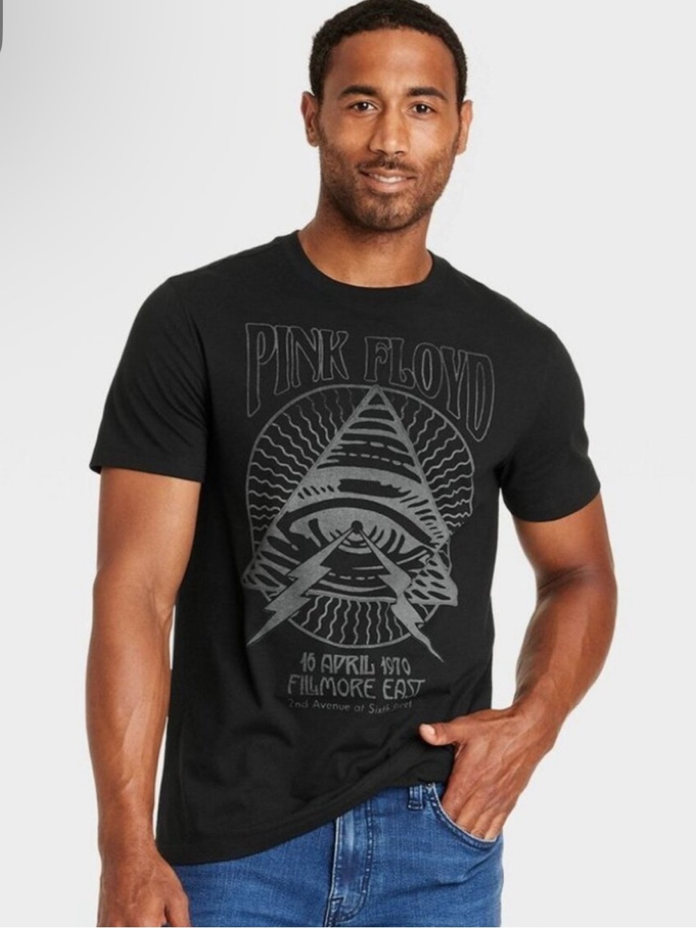 Goodfellow & Co Pink Floyd Crewneck Graphic Tee Shirt NWT